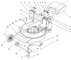Lawn-Boy 10905 - Lawn-Boy 48cm Walk-Behind Mower, Canada (SN: 007900001 - 007999999) (1997)