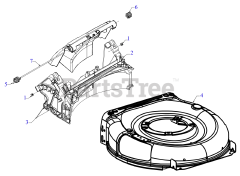 Yard Machines 11A-A1S5345 - Yard Machines 21" Walk-Behind Mower (2020)