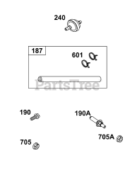 Briggs & Stratton 19L237-0427-G1 - Briggs & Stratton Horizontal Engine Fuel Supply Group