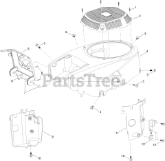 Toro 75213 - Toro 60" TimeCutter HD MyRide Zero-Turn Mower (SN: 400000000 - 401999999) Blower Housing Assembly