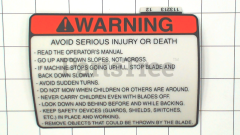 RedMax 539113213 Warning Decal