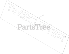 Toro 74776 (MX 5025) - Toro 50" TimeCutter Zero-Turn Mower (SN: 400000000 - 401070523) Model Specific Decal Assembly