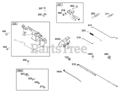 Briggs & Stratton 356447-0718-G1 - Briggs & Stratton Horizontal Engine Controls Group