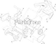 Lawn-Boy 38303 (1800) - Lawn-Boy 18" Power Curve Snow Thrower (SN: 318000001 - 318999999) (2018)
