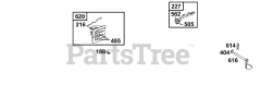 Briggs & Stratton 136217-1018-E1 - Briggs & Stratton Horizontal Engine Controls 2