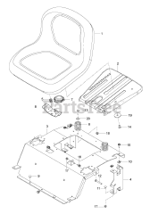 Husqvarna RZ 4622 (967009806) - Husqvarna 46" Zero-Turn Mower (2014-04) SEAT