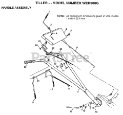 Weed Eater WE R500 G - Weed Eater Tiller (1996)