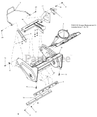 Ariens 938034 (SS 21 E) - Ariens Path-Pro 21" Single Stage Snow Blower, Ariens AX 136cc (SN: 000101 - 019999)