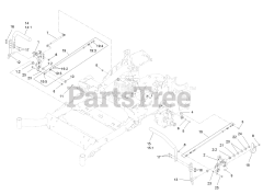 Exmark LZX940EKC606T0 - Exmark 60" Lazer Z X-Series Zero-Turn Mower, Kohler ECV940 (SN: 316000000 - 399999999) (2016) Motion Control Assembly