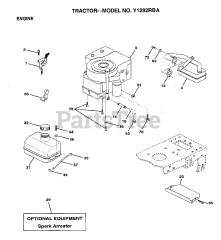 Electrolux/AYP Y 1292RB A - Electrolux/AYP Lawn Tractor ENGINE