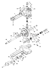 Ryobi 13AD678G034 - Ryobi Lawn Tractor (2002) Transmission