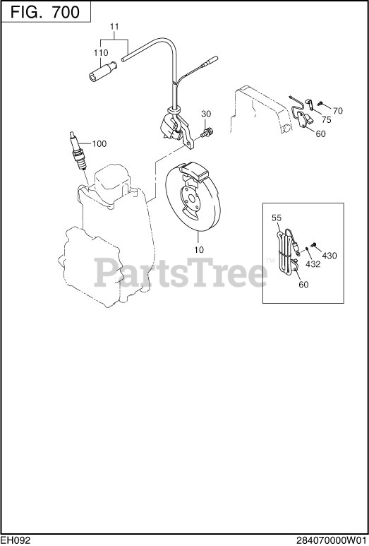 Subaru Robin EH092F00100 EH092