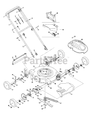 Huskee 12A-26MZ231 - Huskee Walk-Behind Mower (2010) (Tractor Supply)
