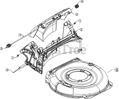 Murray 11A-A1BF758 - Murray 21" Walk-Behind Mower (2017) Deck Assembly