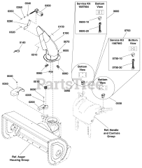Briggs & Stratton BP 2138 S (1696160-01) - Briggs & Stratton 38" Snow Thrower, 21.0 Gross TP (2013)