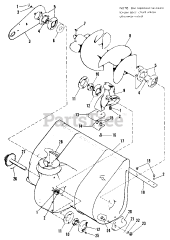 Simplicity 1690382 - Simplicity Snowbuster 24" Snow Thrower, 5hp Body &amp; Rotor Group
