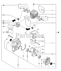 Echo PB-500 T - Echo Backpack Blower (SN: P01813001001 - P01813999999)
