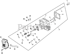 Kohler CV13-21502 - Kohler Command PRO Engine, Basic Version, 13hp, 9.7kW Head/Valve/Breather 4-27-20
