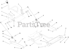 Toro 14AK81RK544 (GT 2300) - Toro Garden Tractor (SN: 1A186H30000 & Above) (2006)