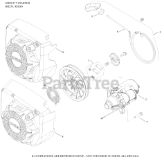 Kohler RH255-0001 - Kohler RH Series Engine, Basic Version, 5.5hp, 4.2kW 07 Starting