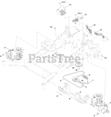 Toro 72947 (6000) - Toro 72" Z Master Zero-Turn Mower, Side-Discharge Deck (SN: 400000000 - 406343040) Hydraulic Drive Assembly