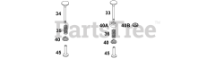 Briggs & Stratton 133232-1126-E1 - Briggs & Stratton Horizontal Engine Valve Group