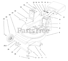 Toro 20914 - Toro 48cm Rear Bagging Walk-Behind Mower (SN: 089000001 - 089999999) (1998)