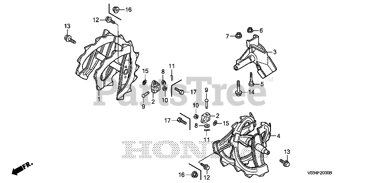 Honda HS1132 TA (SZBF) Honda 32" Snow Blower, Made in Japan (SN SZBF1000001 SZBF1009999