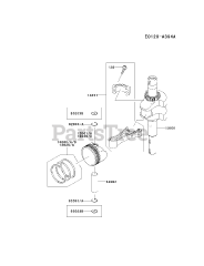 Kawasaki FJ180V-BS26 - Kawasaki Engine PISTON/CRANKSHAFT