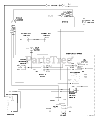 Scag SMTC-40 - Scag Tiger Cub 40" Mower Deck (SN: 6640000 - 6649999) Electrical Schematic - Kawasaki &amp; Kohler