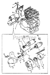 Echo EG-4300 - Echo Generator (SN: 00846 - 99999) Starting Motor
