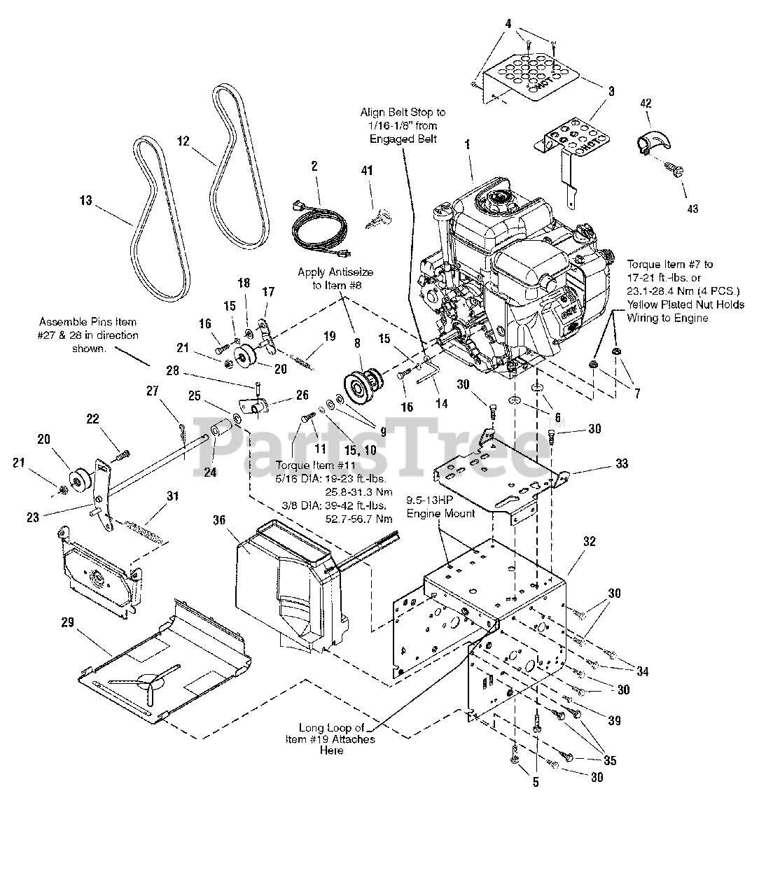 Frontier ST1332S (1695053) Frontier 32" Snow Thrower (2006) Engine