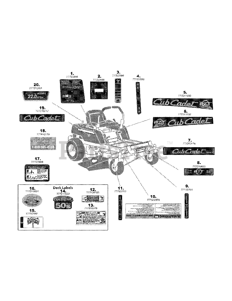 Cub Cadet RZT50 (17AI2ACP756) Cub Cadet 50" RZT ZeroTurn Mower