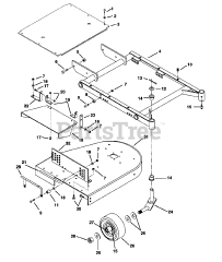Gravely 888003 - Gravely 36" Deck for Pro-Walk Mower (SN: 000422 - 009999)