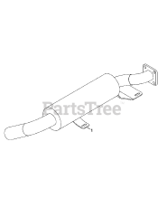 Cub Cadet 39A70031 (39A70031100) - Cub Cadet Utility Vehicle Sport Exhaust Sport Exhaust