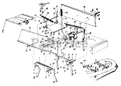 Hechinger 06-449714 (131-689G372) - Hechinger Lawn Tractor (1991)