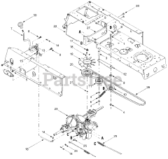 Yard Machines 13AJ693G755 - Yard Machines Lawn Tractor (2004) (Walmart)
