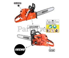 Echo CS-620 P - Echo Chainsaw (SN: C69215001001 - C69215999999)