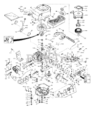 Tecumseh V50-60109F - Tecumseh Engine Engine Parts List #1