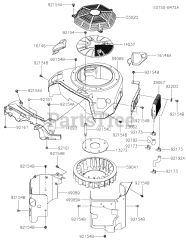 Kawasaki FXT00V-CS44 - Kawasaki Engine COOLING-EQUIPMENT