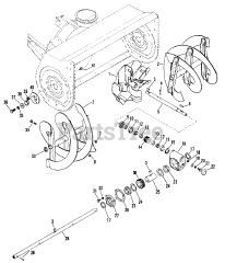 Gravely 45149 - Gravely 36" Snow Blower for 1100 & 1200 Series Tractor