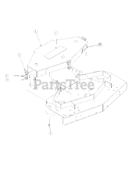 Cub Cadet G 1548 (55AE232S150) - Cub Cadet Walk-Behind Mower Cover Assembly