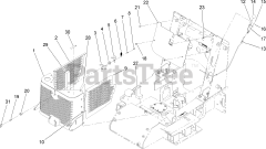 Toro 22333 (TX 525) - Toro Dingo Compact Utility Loader (SN: 270000401 - 270999999) (2007) Grill Assembly