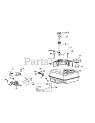 MTD 370-SUC - MTD Engine 370-SUC Fuel Tank &amp; Mounting