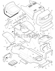 Murray 38715A - Murray 38" Lawn Tractor (1999)