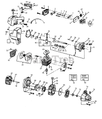 Weed Eater GTI 18 - Weed Eater String Trimmer POWER UNIT
