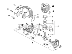 Echo EDR-210 - Echo Reversible Engine Drill (SN: E52212001001 - E52212999999)