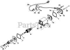 Toro 38062 (622) - Toro 22" Snow Thrower (SN: 099000001 - 099999999) (1999) Electric Starter Kit No. 38-7590 (optional)