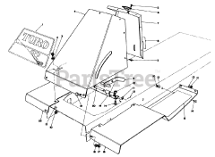 Toro 56138 (8-32) - Toro Rear-Engine Riding Mower (SN: 006000001 - 006999999) (1986)
