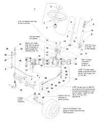Simplicity 1693608 - Simplicity Broadmoor 38" Lawn Tractor, 16hp Steering Group
